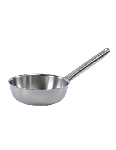 Sauteuse évasée Matfer Bourgeat Tradition Plus 200 mm - Inox