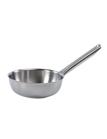 Sauteuse évasée Matfer Bourgeat Tradition Plus 200 mm - Inox
