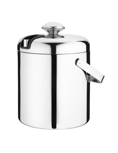 Seau à glace inox 1,23L avec pince - Olympia