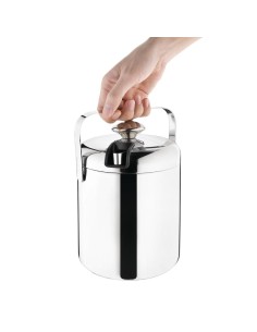 Seau à glace inox 1,23L avec pince - Olympia 2