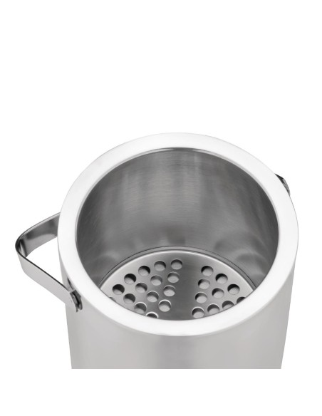 Seau à glace inox 1,23L avec pince - Olympia