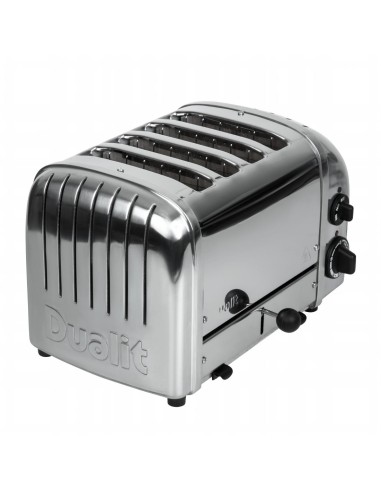 Toaster 4 tranches Dualit 42174 - Grille-pain combiné inox