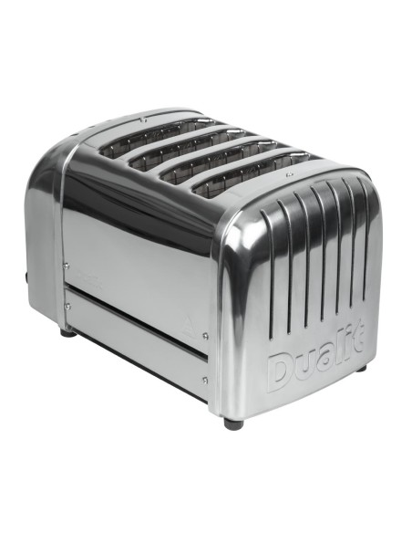 Toaster 4 tranches Dualit 42174 - Grille-pain combiné inox