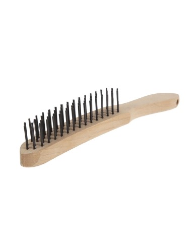 Brosse métallique de grill Faithfull - poignée bois