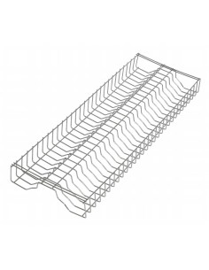 Support inox pour assiettes Vogue 915 mm - 80x320x915 mm 2