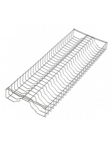 Support inox pour assiettes Vogue 915 mm - 80x320x915 mm