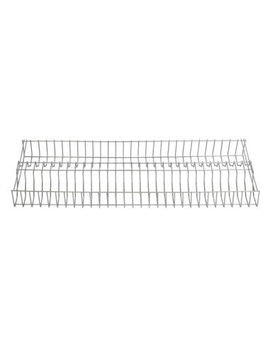 Support inox pour assiettes Vogue 915 mm - 80x320x915 mm