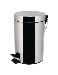 Poubelle à pédale en acier inoxydable 3L - Bolero