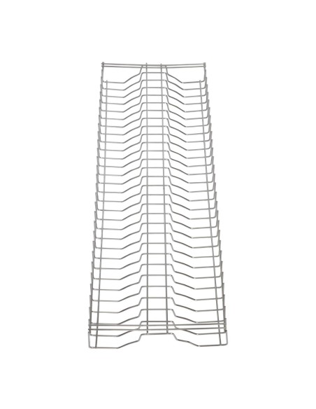 Support inox pour assiettes Vogue 915 mm - 80x320x915 mm