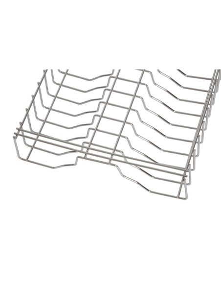 Support inox pour assiettes Vogue 915 mm - 80x320x915 mm