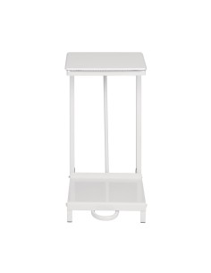 Support de sacs poubelles mobile Jantex - blanc
