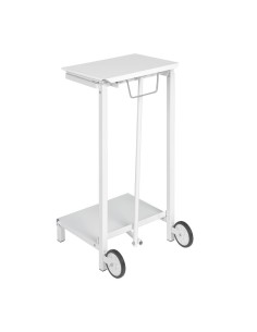 Support de sacs poubelles mobile Jantex - blanc 2