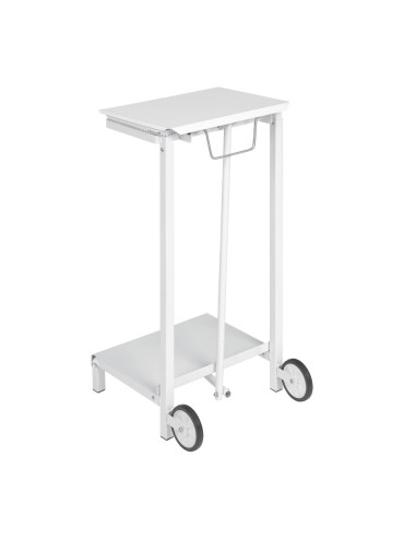 Support de sacs poubelles mobile Jantex - blanc