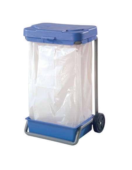 Porte-sac mobile Numatic 120 L - bleu