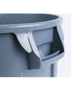 Collecteur Rubbermaid Brute gris 121L - Poubelle déchets 2