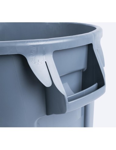 Collecteur Rubbermaid Brute gris 121L - Poubelle déchets