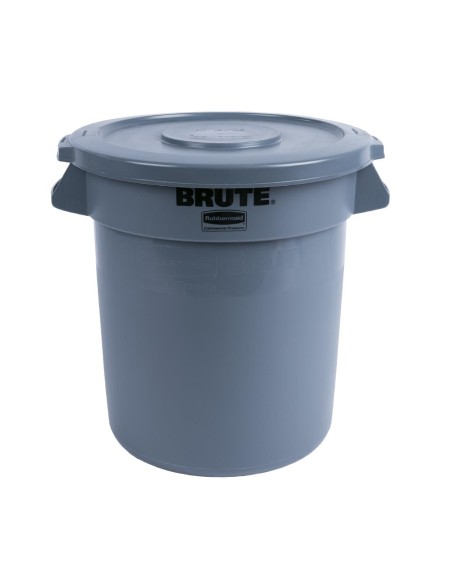 Collecteur Rubbermaid Brute gris 37,9L - Poubelle déchets alimentaires