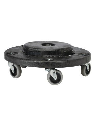 Socle sur roulettes Brute Rubbermaid 75/121L - Noir