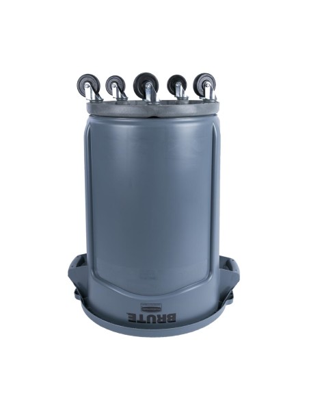 Collecteur Rubbermaid Brute gris 121L - Poubelle déchets