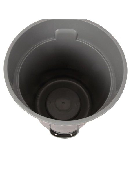 Poubelle grise Jantex 120L - Grande capacité industrielle