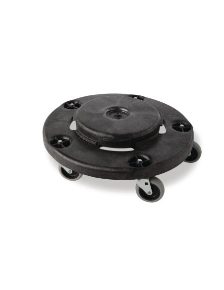 Socle sur roulettes Brute Rubbermaid 75/121L - Noir