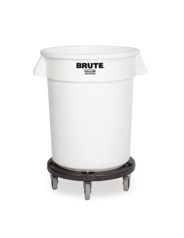 Socle sur roulettes Brute Rubbermaid 75/121L - Noir