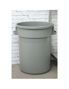 Poubelle Jantex 80L gris - Grande capacité robuste 2