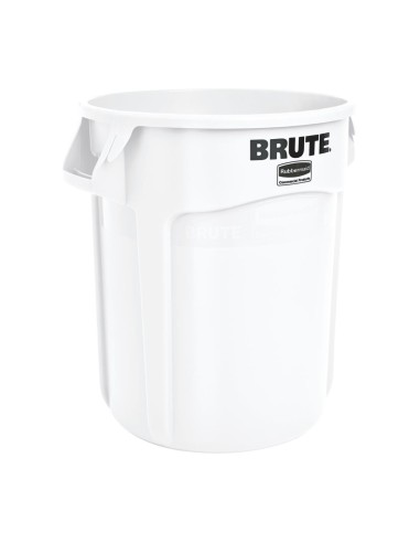 Collecteur Rubbermaid Brute blanc 76L - Poubelle professionnelle