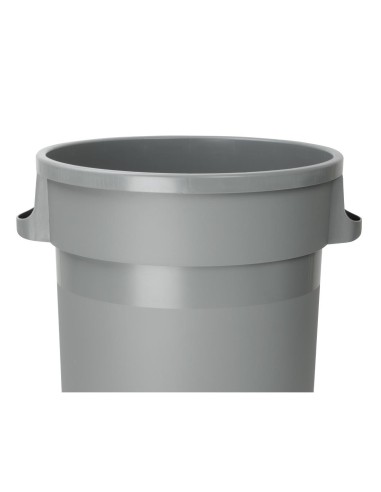 Poubelle Jantex 80L gris - Grande capacité robuste