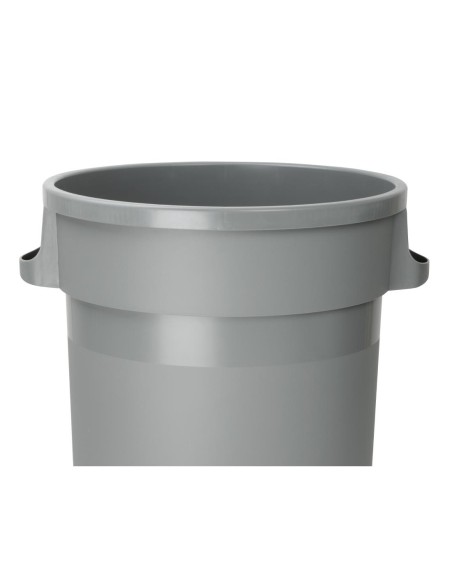 Poubelle Jantex 80L gris - Grande capacité robuste