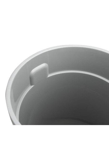 Poubelle Jantex 80L gris - Grande capacité robuste