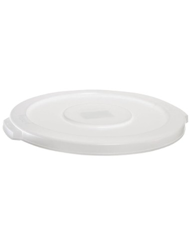 Couvercle blanc pour collecteur Rubbermaid Brute 121 L