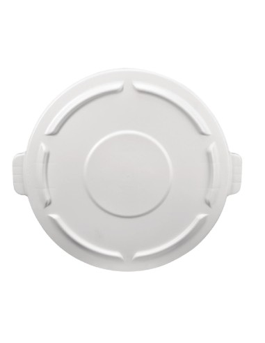 Couvercle blanc pour collecteur Rubbermaid Brute 121 L