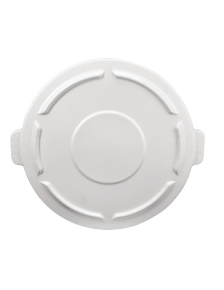 Couvercle blanc pour collecteur Rubbermaid Brute 121 L