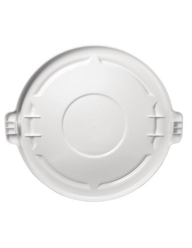 Couvercle Rubbermaid Brute blanc 37,9L - 158kg