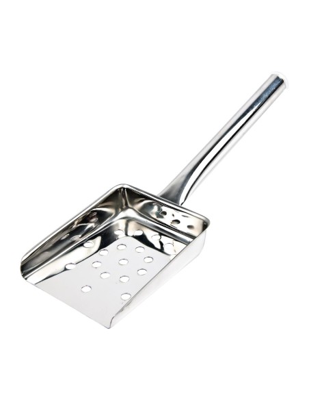 Pelle à frites Vogue manche cylindrique - inox 260mm