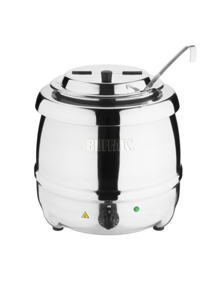 Marmite à soupe Buffalo 10 L inox - Service chaud