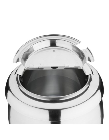 Marmite à soupe Buffalo 10 L inox - Service chaud