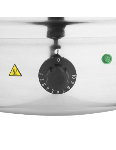 Marmite à soupe Buffalo 10 L inox - Service chaud