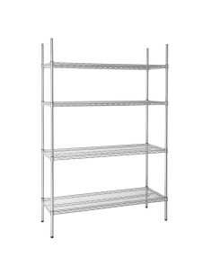 Etagère modulaire 4 niveaux Vogue 1220x457 mm - 240 kg