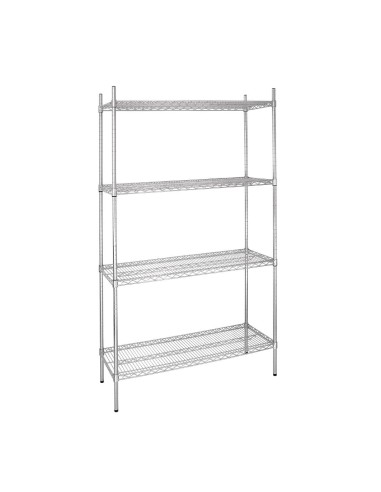Etagère modulaire 4 niveaux Vogue 915x460mm - 220kg