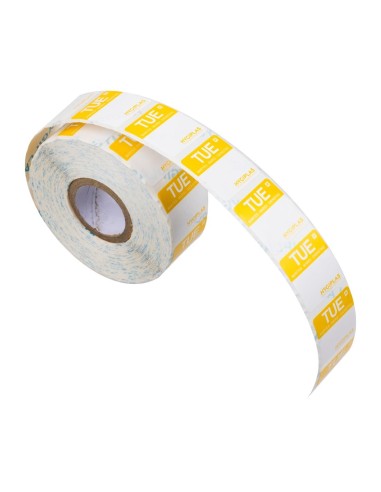 Etiquettes alimentaires jaune Hygiplas 24mm - Lot de 1000