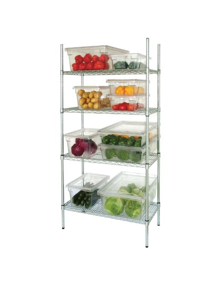 Etagère modulaire 4 niveaux Vogue 915x460mm - 220kg