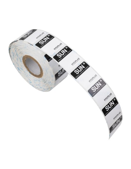 Etiquettes alimentaires noir Hygiplas 24mm - Lot 1000