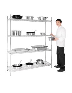 Etagère modulaire 4 niveaux Vogue - 280kg 2