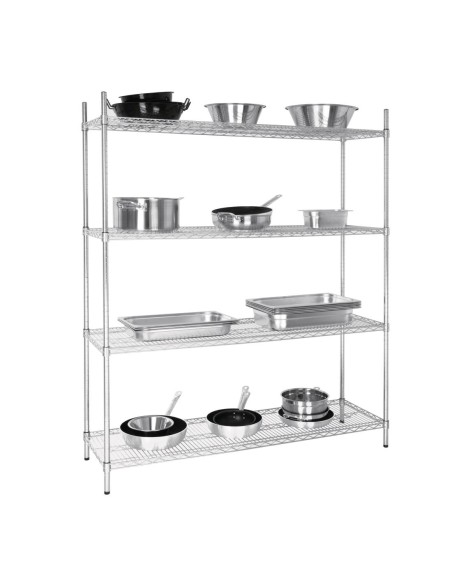Etagère modulaire 4 niveaux Vogue - 280kg