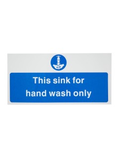 Signalétique lavage des mains Vogue 230x90 mm - Vinyle