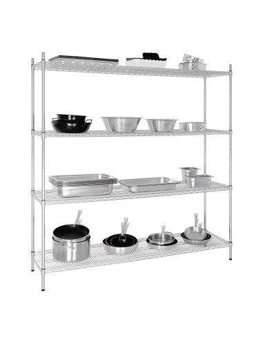 Etagère modulaire Vogue 4 niveaux 457mm - 340 kg