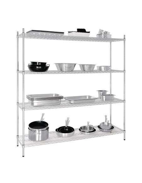 Etagère modulaire Vogue 4 niveaux 457mm - 340 kg