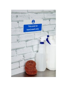Signalétique lavage des mains Vogue 230x90 mm - Vinyle 2